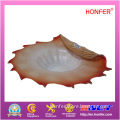 Handmade Clear Glass Plates (HFP004)